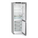 Холодильник Liebherr з нижн. мороз., 185.5x59.7х67.5, холод.відд.-225л, мороз.відд.-94л, 2дв., D, NF, диспл внутр., сірий