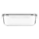 Контейнер для зберігання харчових продуктів ARDESTO Gemini 1.5л, боросилікатне скло, пластик, прямокутний, прозорий