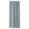 Штора ARDESTO 150х270см, блекаут рогожка, 100% поліестер, сірий темний