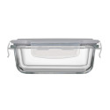 Контейнер для зберігання харчових продуктів ARDESTO Gemini 0.38л, боросилікатне скло, пластик, прямокутний, прозорий