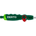 Зрошувач ручний Verto, 1/2"-3/4", штанга 77-113см, 10 функцій, плавне регулювання напору води великим пальцем, тримач двокомпонентний