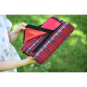 Плед ARDESTO Picnic 130х170см, 100% поліестер, клітинка червоний