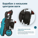 Мийка високого тиску Konner&Sohnen KS PW145V 1800Вт 100-145бар 330л/год шланг 7м 9.2кг