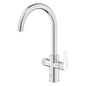 Змішувач для кухні Grohe Blue Pure BauCurve для подачі технічної і фільтрованої води, довж.виливу - 223мм, поворотний, хром