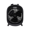 Тепловентилятор HYUNDAI HFH2000FX, 20м2, 2000Вт, мех. упр-ння, спіральний нагрів. елемент, чорний
