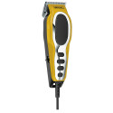 Машинка для стрижки Wahl Close Cut Pro Clipper, від мережі, вібраційний мотор, насадок-6, кейс, сталь, жовтий