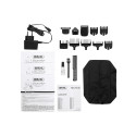 Набір для стрижки WAHL Multi Purpose Grooming Kit, для бороди і голови, мережа+акум., роторний мотор, насадок-12, сталь, чорний