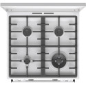 Плита Gorenje комбінована, 71л, 60x60см, дисплей, чавун,з кришкою, програматор IconLed, білий