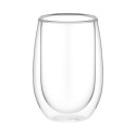 Набір чашок з подвійними стінками ARDESTO, 350мл, 2шт, боросилікатне скло, прозорий