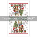 Набір рушничків для кухні ARDESTO Christmas Bears 38х63см, 2шт, 100% бавовна, зелений