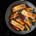 Сковорода Tefal Halo EUCALYPTUS, 28см, алюміній, бакеліт, сірий