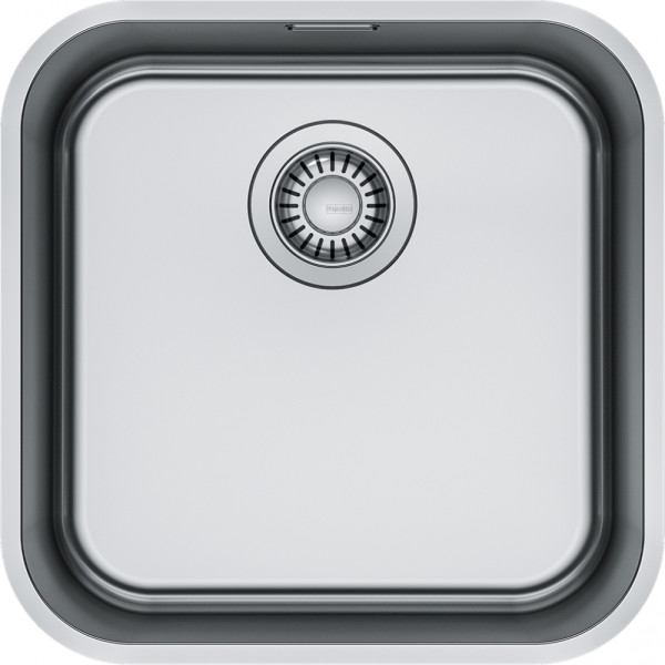 Мийка кухонна Franke Smart, нерж.сталь, квадрат, без крила, 399х399мм, чаша - 1, монтаж під стільницю, SRX 110-40, нерж поліров.