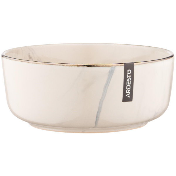 Салатник ARDESTO Marmo, 15.6см, кераміка, бежевий