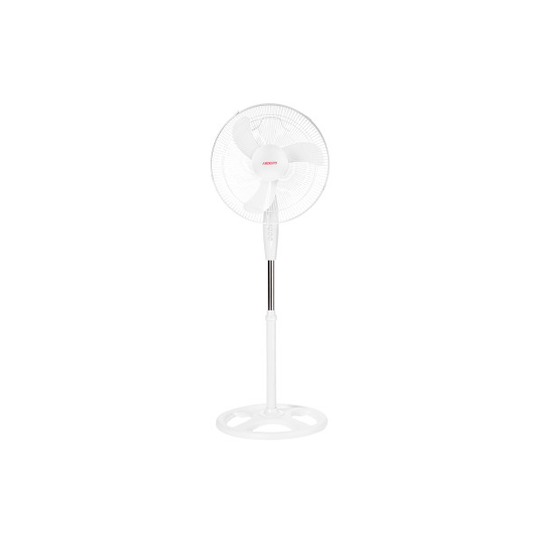 Вентилятор ARDESTO підлоговий, 40см, 45Вт, опора кругла, білий