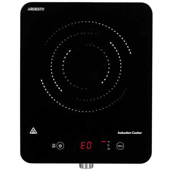 Плитка настільна ARDESTO індукційна, конфорок - 1 на 1.8кВт, керування - сенсорне, таймер, чорний