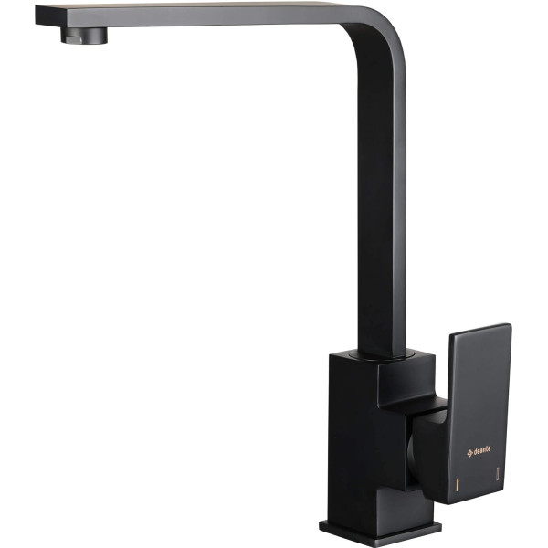 Змішувач для кухні Deante Anemon, довж.виливу - 207мм, поворотний, 1важіль, чорний
