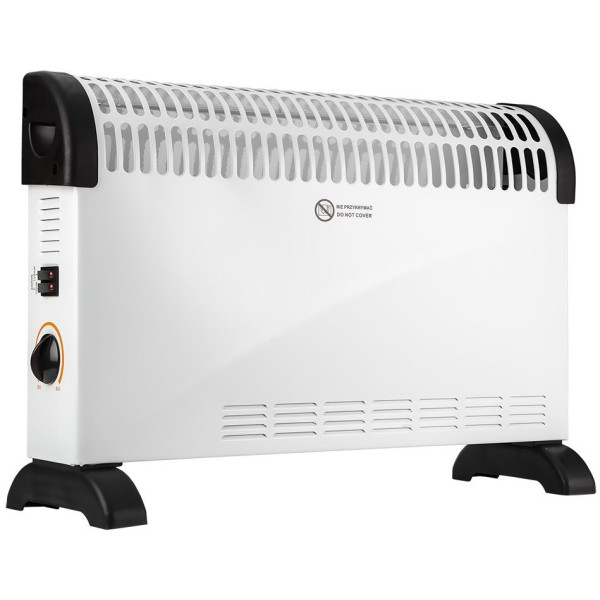 Конвектор Neo Tools, 25м2, 2000Вт, мех. упр-ння, з термостатом, відкритий нагрів. елемент, білий