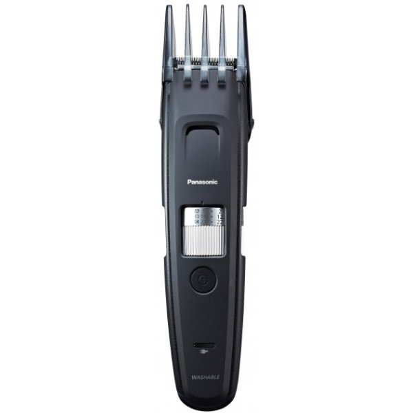 Тример Panasonic, для бороди і вусів, мережа+акум., насадок-4, сталь, чорний