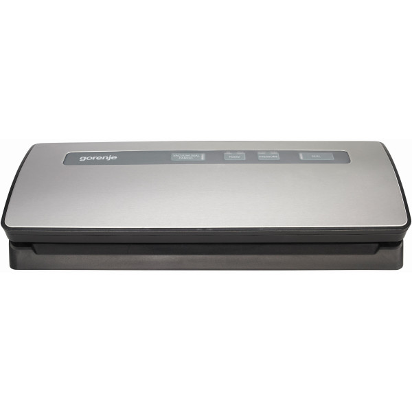 Вакууматор Gorenje для пакетів, 120Вт, 30см, електронне керування, +10 пакетів, нерж, чорний