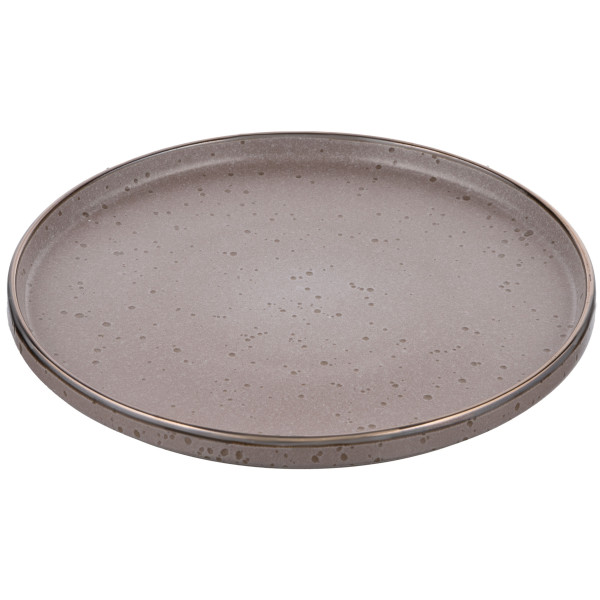 Тарілка обідня ARDESTO Fasano, 26см, кераміка, сіро-коричневий