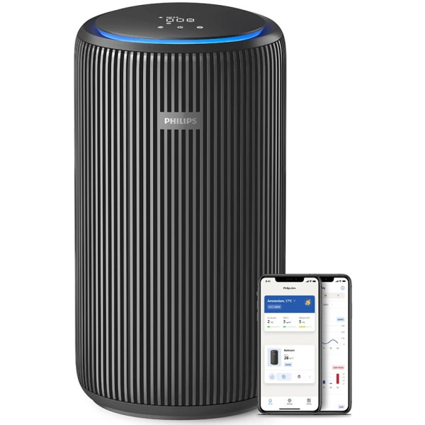 Очисник повітря Philips PureProtect 3200, 135м2, 520м3/год, HEPA +вугільний фільтр, Wi-Fi, 5 режими, синьо-сірий