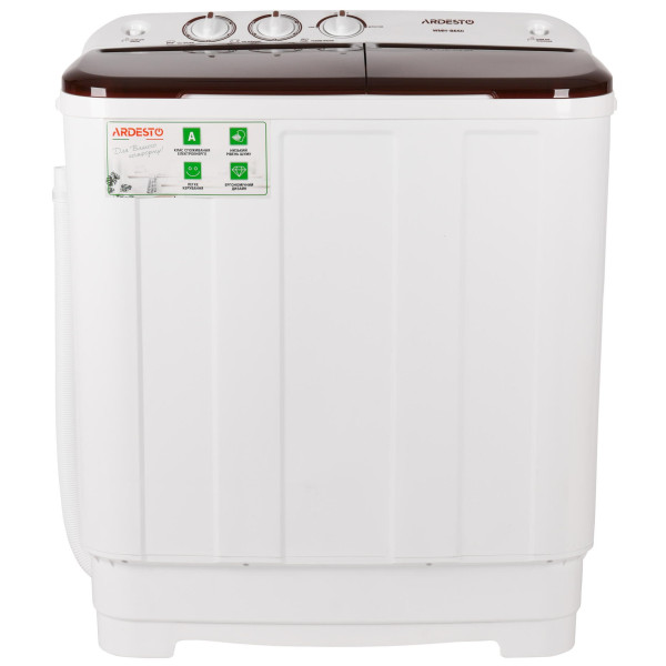 Пральна машина ARDESTO напівавтомат., 6.5кг, 1350, A, 41см, віджим, білий