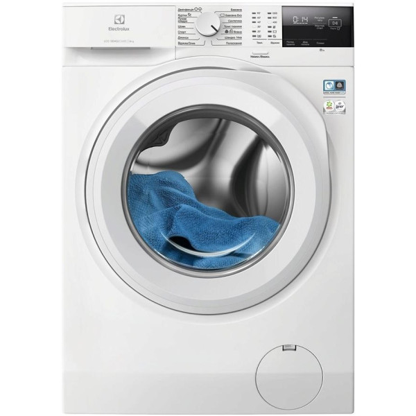 Пральна машина Electrolux фронтальна, 8кг, 1200, A, 58см, дисплей, інвертор, білий