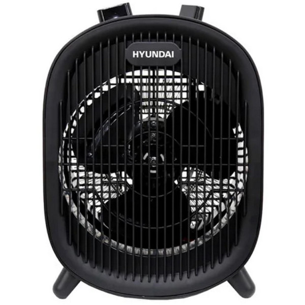 Тепловентилятор HYUNDAI HFH2000FX, 20м2, 2000Вт, мех. упр-ння, спіральний нагрів. елемент, чорний