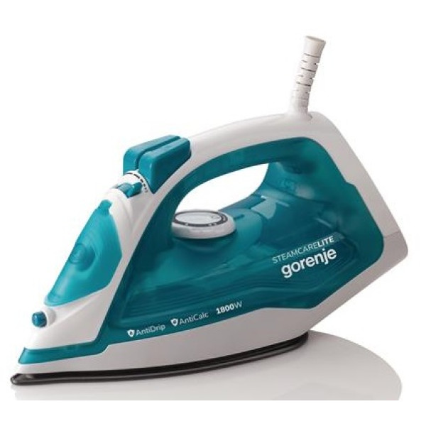 Праска Gorenje, 1800Вт, 250мл, паровий удар -80гр, верт. відпарювання, антинакип, керам. підошва, морської хвилі