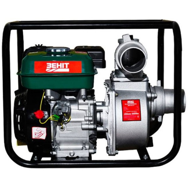 Мотопомпа бензинова Зеніт ЗМП-80 v2.0, 60м3/г (1000л/хв), 6.5к.с, 25кг