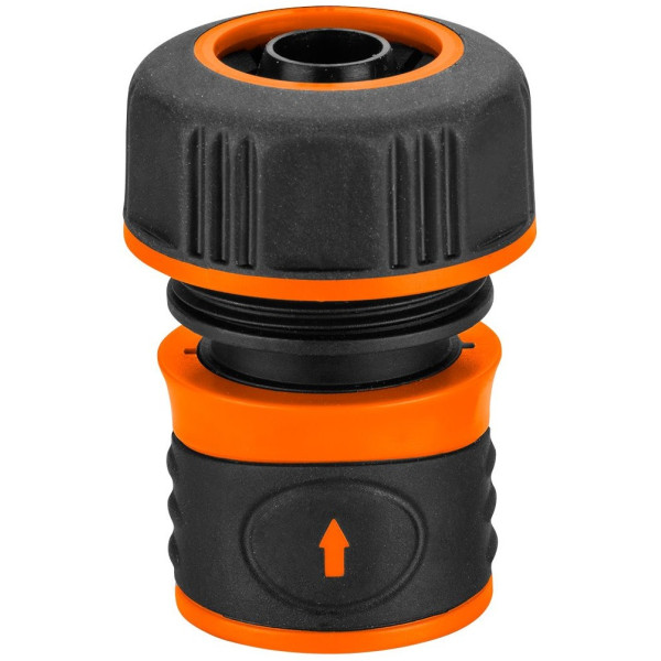 Конектор для шланга Neo Tools 3/4" наскрізний двокомпонентний біметалічний