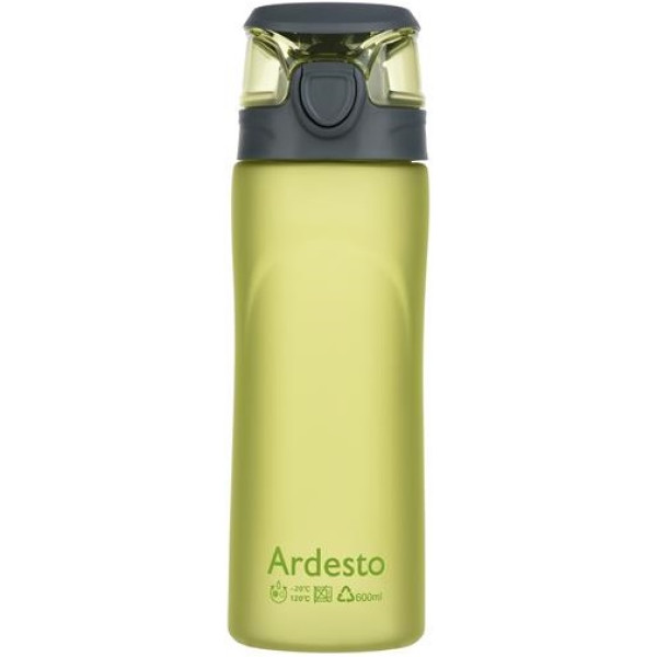 Пляшка для води ARDESTO, 600мл, пластик, зелений