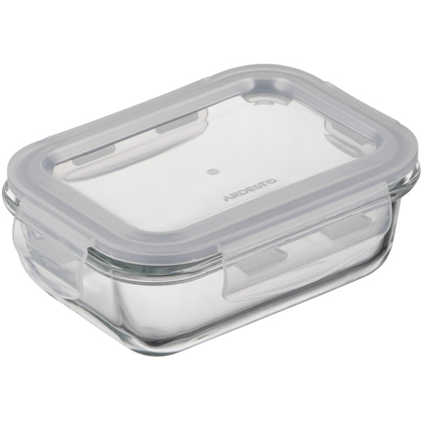 Контейнер для зберігання харчових продуктів ARDESTO Gemini 0.38л, боросилікатне скло, пластик, прямокутний, прозорий