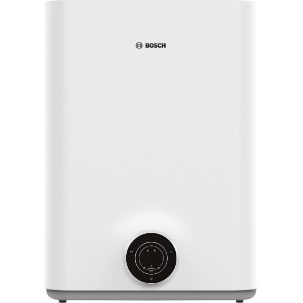 Водонагрівач електр. BOSCH плаский слім Tronic 3500, 80л, 1.5кВт, ун. монтаж, електр. кер-ння, B, білий