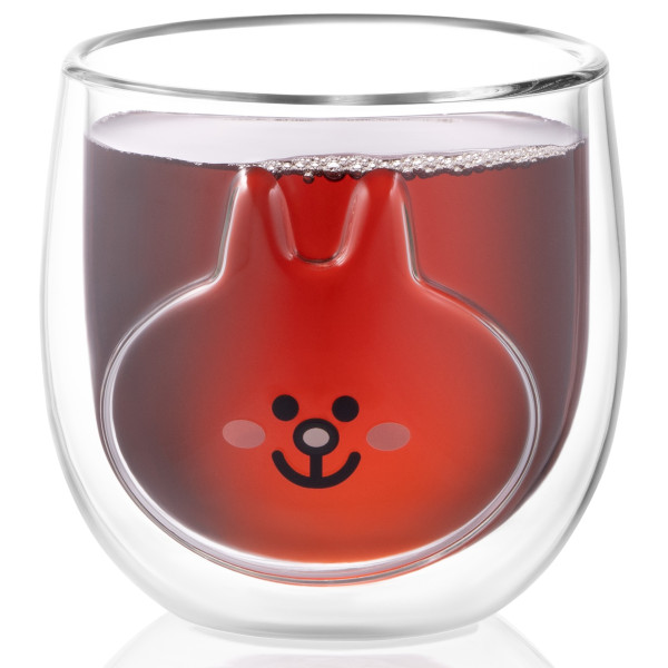 Набір чашок з подвійними стінками ARDESTO Animals, 300мл, 2шт, боросилікатне скло, прозорий