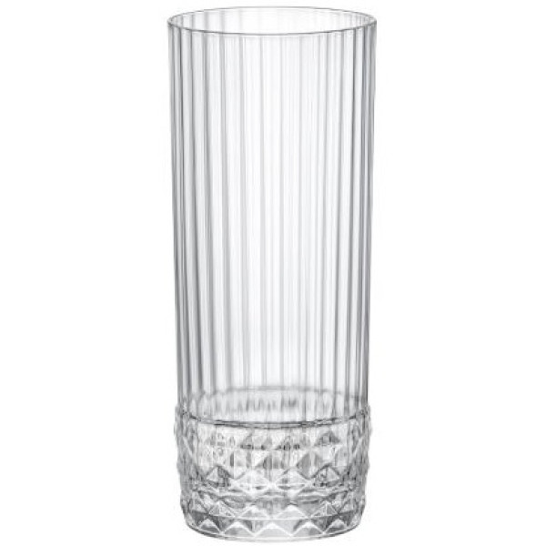 Набір склянок високих Bormioli Rocco America'20s Long Drink, 400мл, h158мм, 6шт, скло, прозорий