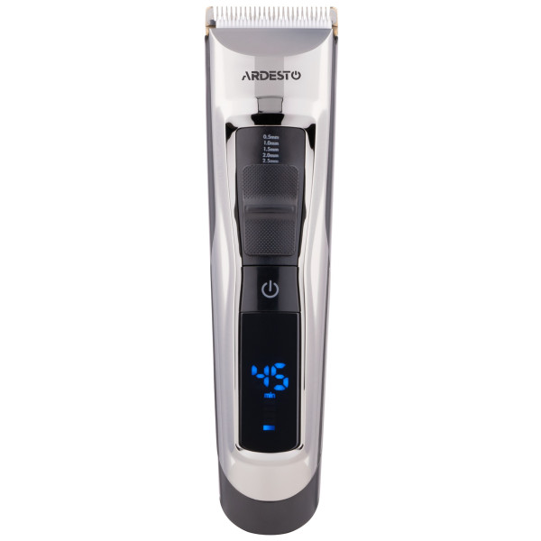 Машинка для стрижки ARDESTO HC-Y30-DBS, мережа+акум., насадок-6, сталь+кераміка, чорний