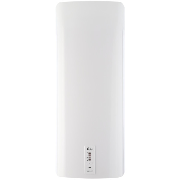 Водонагрівач електр. TIKI слім SuperESD, 100л, 2кВт, сухий тен, вертикальний монтаж, електр. кер-ння, C, білий, 700095