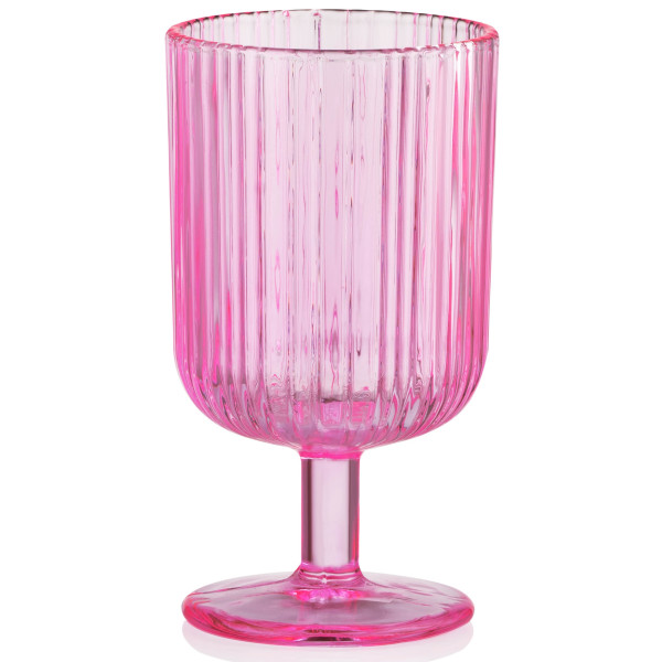 Набір келихів ARDESTO 300мл, 2шт, скло, рожевий