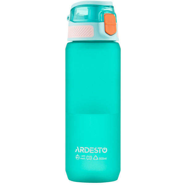 Пляшка для води ARDESTO Matte 800мл, пластик, блакитний