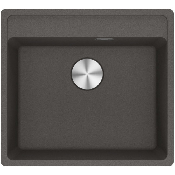 Мийка кухонна Franke Maris, фраграніт, прямокутник, без крила, 560х510х200мм, чаша - 1, врізна, MRG 610-52 TL, сірий сланець