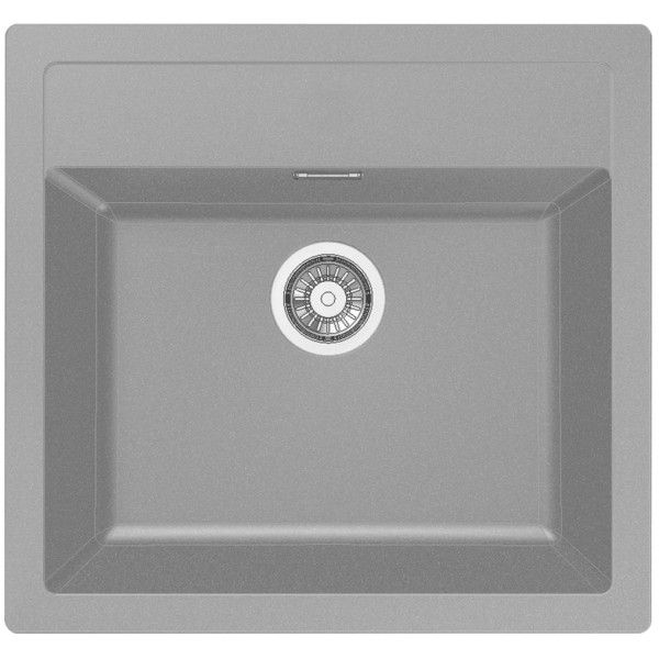 Мийка кухонна Franke Sirius тектонайт, прямокут., без крила, 560х530х200мм, чаша - 1, врізна, сірий граніт