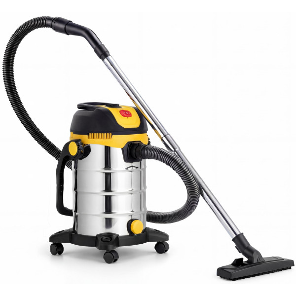 Пилосос професійний 2E PowerClean 30S 1200Вт 17кПа контейнер 30л розетка 220В/2000Вт вологе/сухе прибирання функція повітродувки IPX4 6.3кг