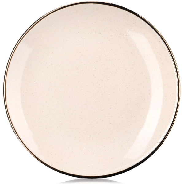 Тарілка обідня ARDESTO Emilia, 27.5см, кераміка, бежевий