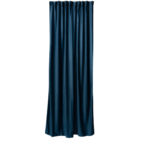Штора ARDESTO 150х270см, велюр, 100% поліестер, синій темний