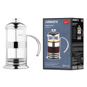 Френч-прес ARDESTO Gemini Asti, 350мл, боросилікатне скло, нержавіюча сталь, прозорий