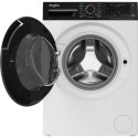 Пральна машина Whirlpool фронтальна, 8кг, 1400, C, 55см, дисплей, пара, інвертор, люк чорний, білий