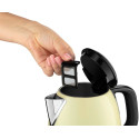 Електрочайник Russell Hobbs Colours Plus Mini 1л, метал, бежево-чорний