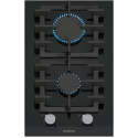 Варильна поверхня Siemens газова на склі, 30см, Доміно, чорний