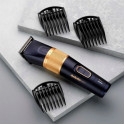Машинка для стриження Babyliss, мережа+акум., вібраційний мотор, насадок-8, кейс, титан.напил., синій